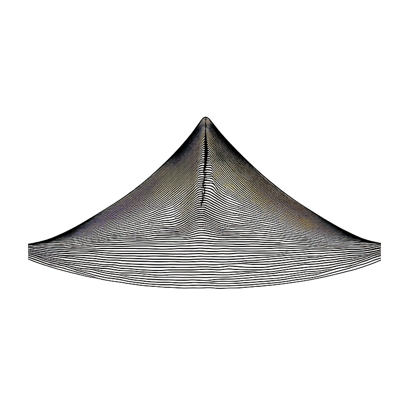 Art Craft Online - Minimal Mountain Line Art Heat Transfer