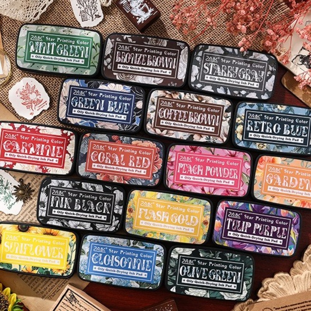 Stamping Ink Pad - Colorfull Multicolor Ink Pad Planner Stamps