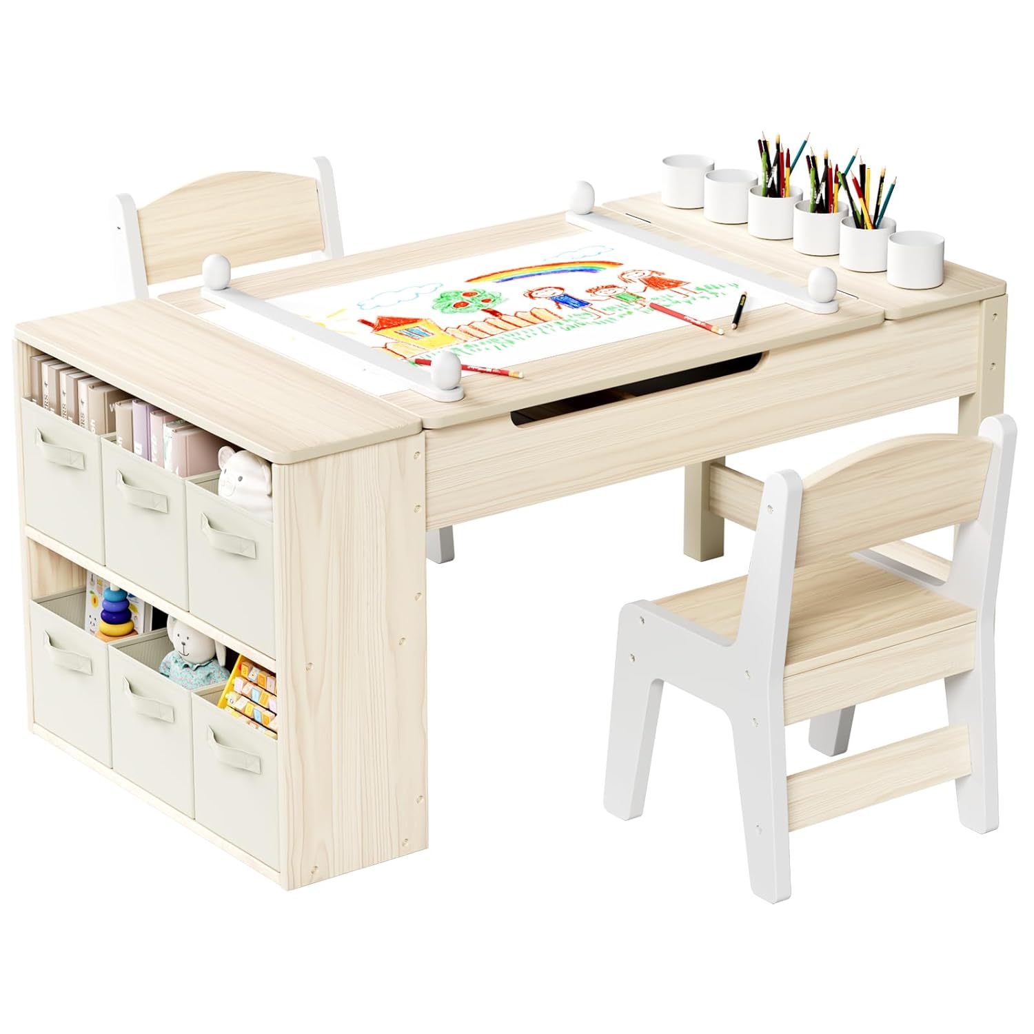 Art Craft Toddlers - 3 in 1 Kids Art Table