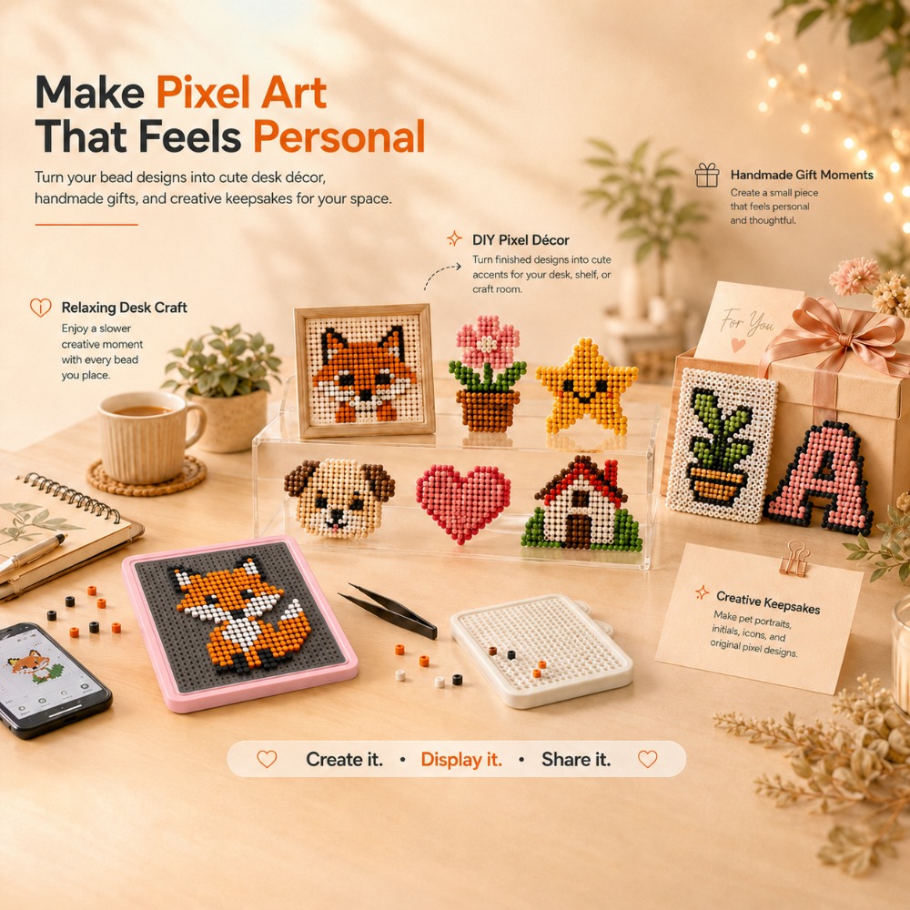 Art Craft & Architecture - LED Smart Fuse Bead Pegboard, App