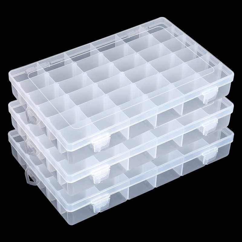 Art Craft Display - 36 Grids Plastic Organizer Box Storage
