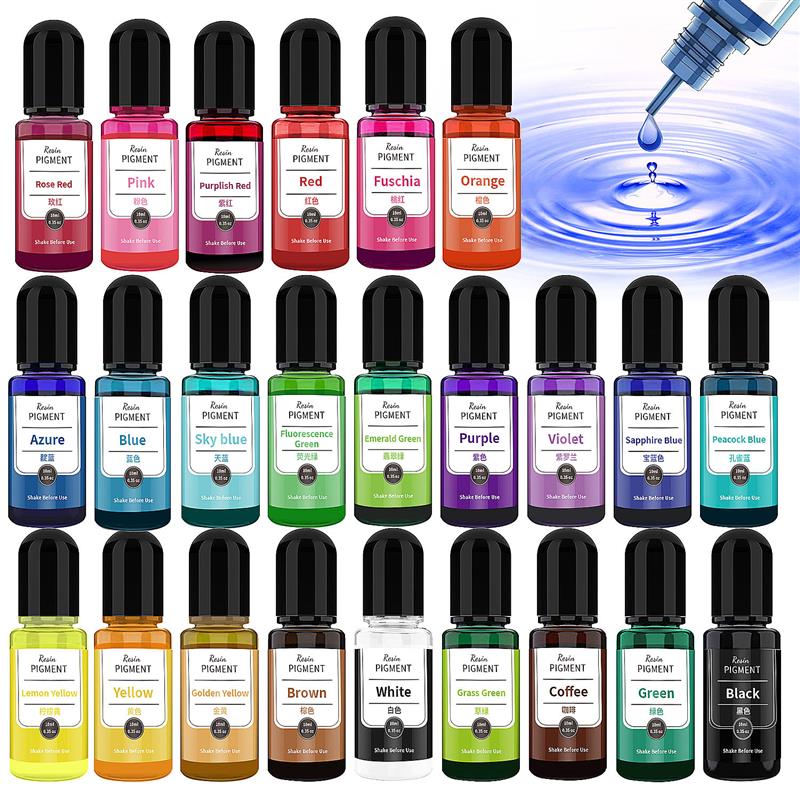 Alcohol Ink Set - 24 Color Art Ink Alcohol Resin