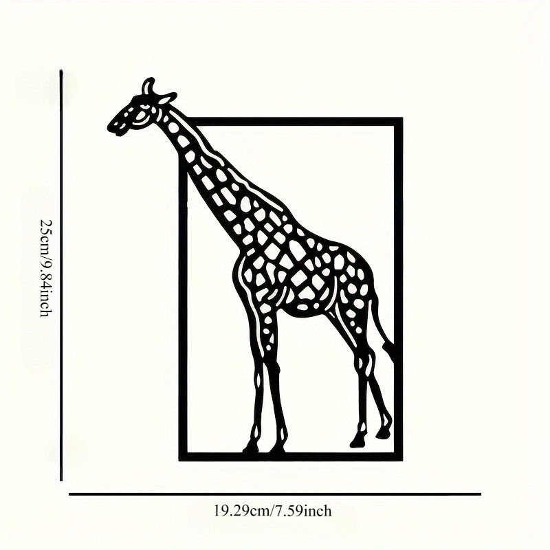 Abstract giraffe metal wall ar - огляд і ціна Art Craft Bar