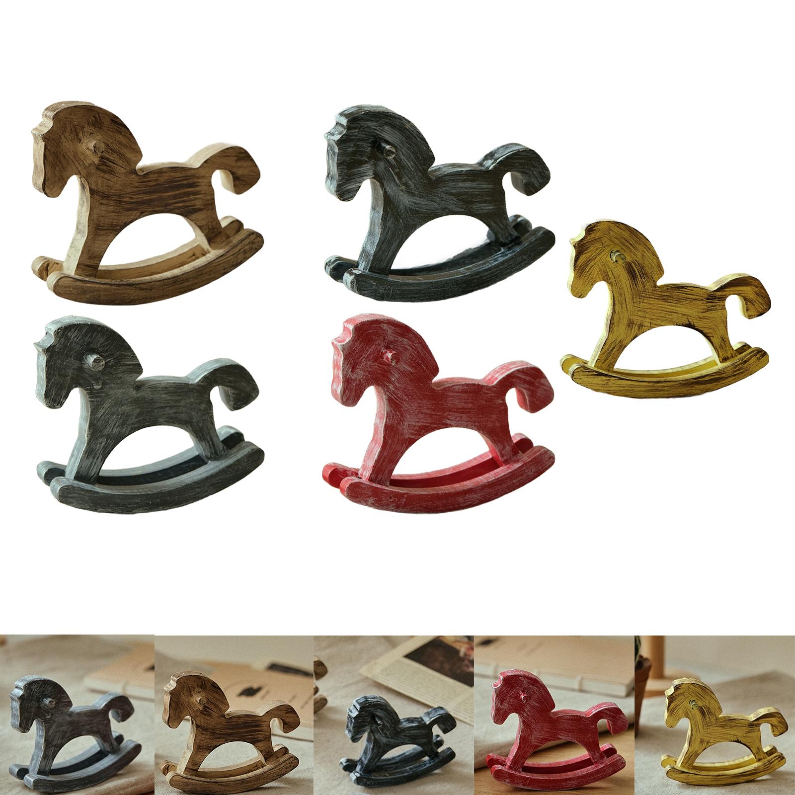 Wooden Rocking Horse Home Acce - огляд і ціна Art Craft Horse