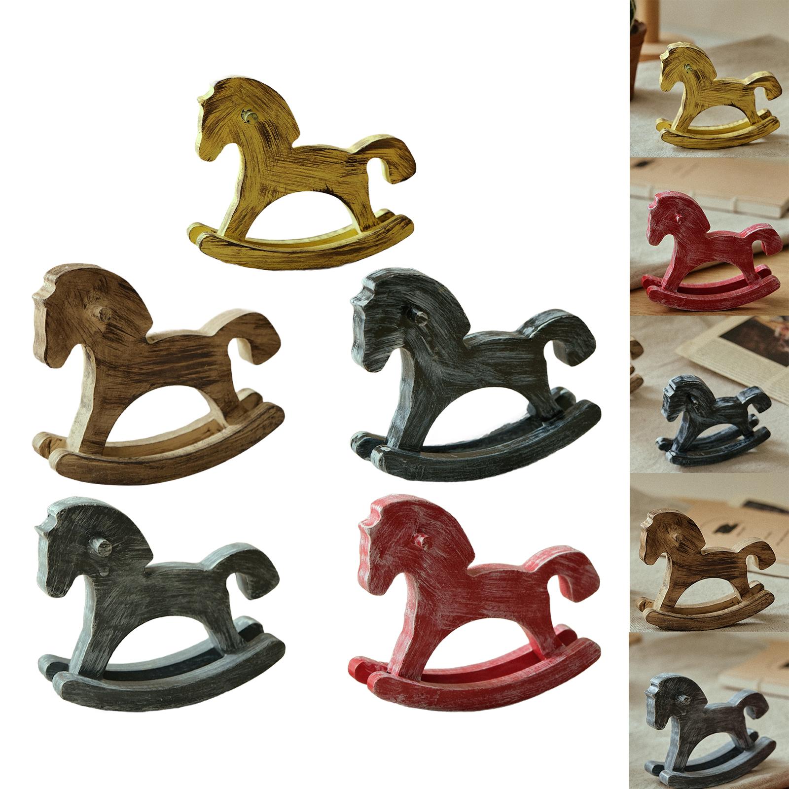 Wooden Rocking Horse Home Acce - огляд і ціна Art Craft Horse