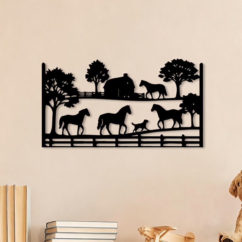 CIFBUY Metal Wall Art Horse Fa - огляд і ціна Art Craft Horse