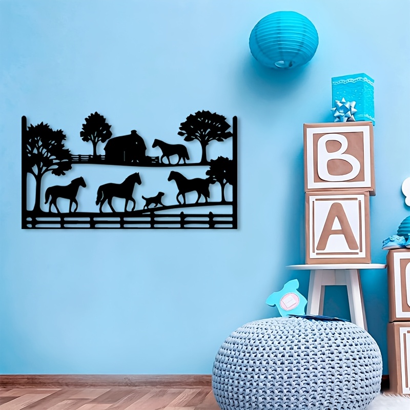 CIFBUY Metal Wall Art Horse Fa - огляд і ціна Art Craft Horse