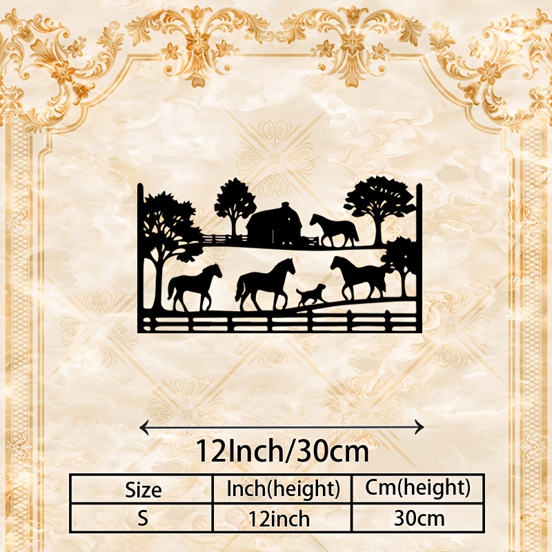 CIFBUY Metal Wall Art Horse Fa - огляд і ціна Art Craft Horse