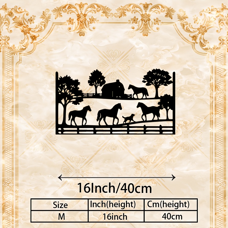 CIFBUY Metal Wall Art Horse Fa - огляд і ціна Art Craft Horse