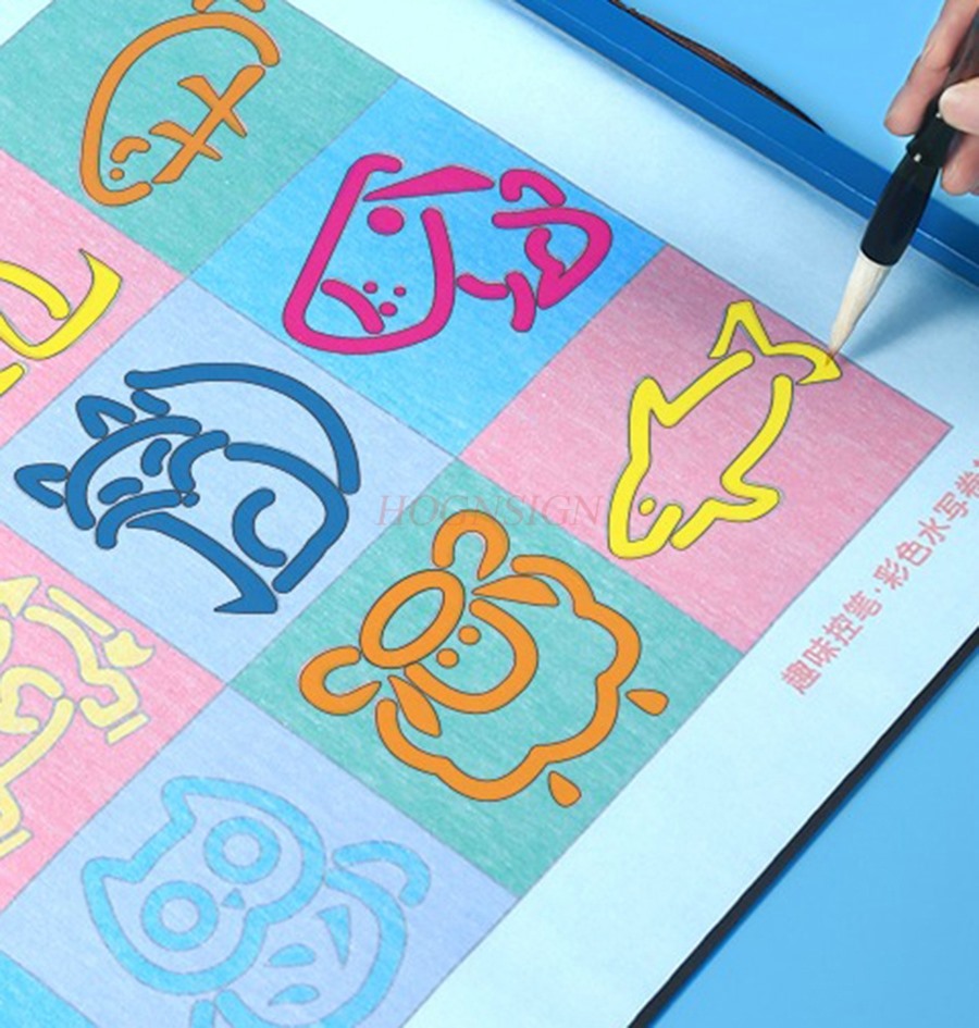 1set Children's Colorful Fun C - огляд і ціна Calligraphy Pen Set