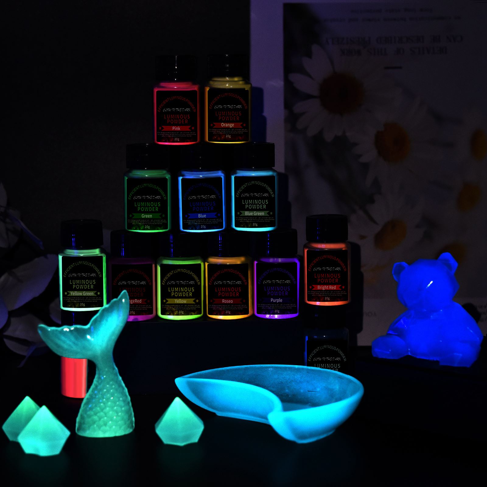 20g Long Lasting Bright Lumino - огляд і ціна Resin Pigment Powder