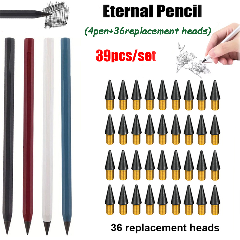 39pcs/set Creative Metal Penci - огляд і ціна Calligraphy Pen Set