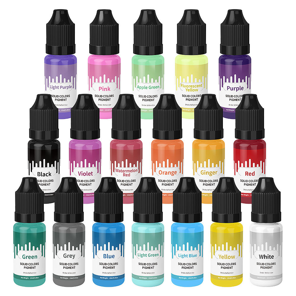 18Colors 10ml Macaron Solid Pa - огляд і ціна Resin Pigment Powder