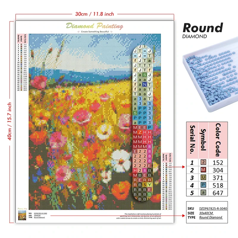 Frameless Diamond Painting Kit - огляд і ціна Art Craft Bar