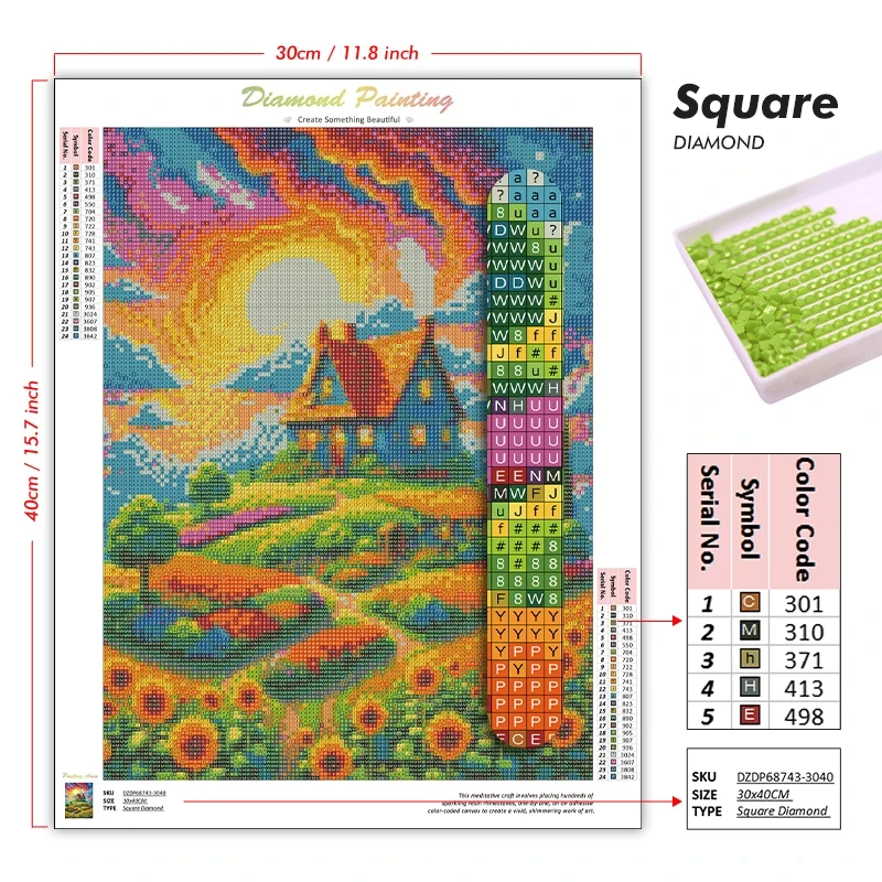 Frameless Diamond Painting Kit - огляд і ціна Art Craft Bar