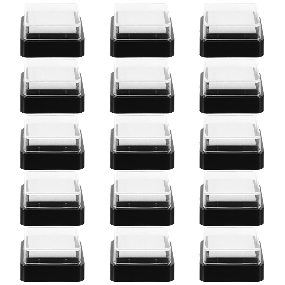 15pcs Ink Pads Ink Pads Blank  - огляд і ціна Stamping Ink Pad