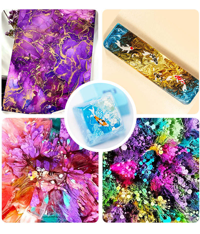 10ml Alcohol Ink Art Epoxy Res - огляд і ціна Alcohol Ink Set