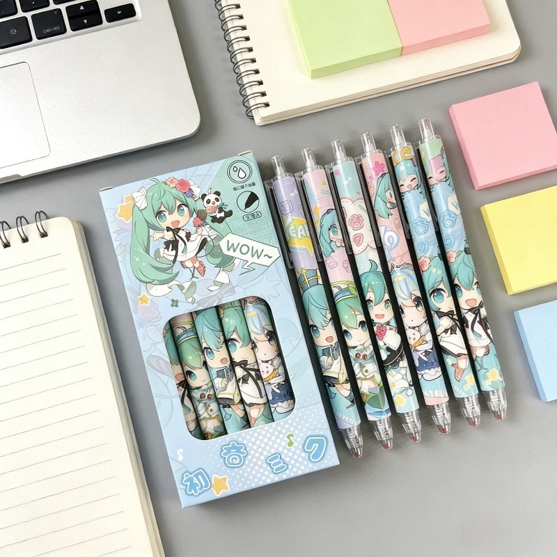 Hatsune Miku quick-drying gel  - огляд і ціна Calligraphy Pen Set