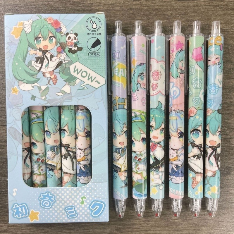Hatsune Miku quick-drying gel  - огляд і ціна Calligraphy Pen Set