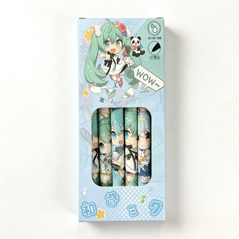 Hatsune Miku quick-drying gel  - огляд і ціна Calligraphy Pen Set