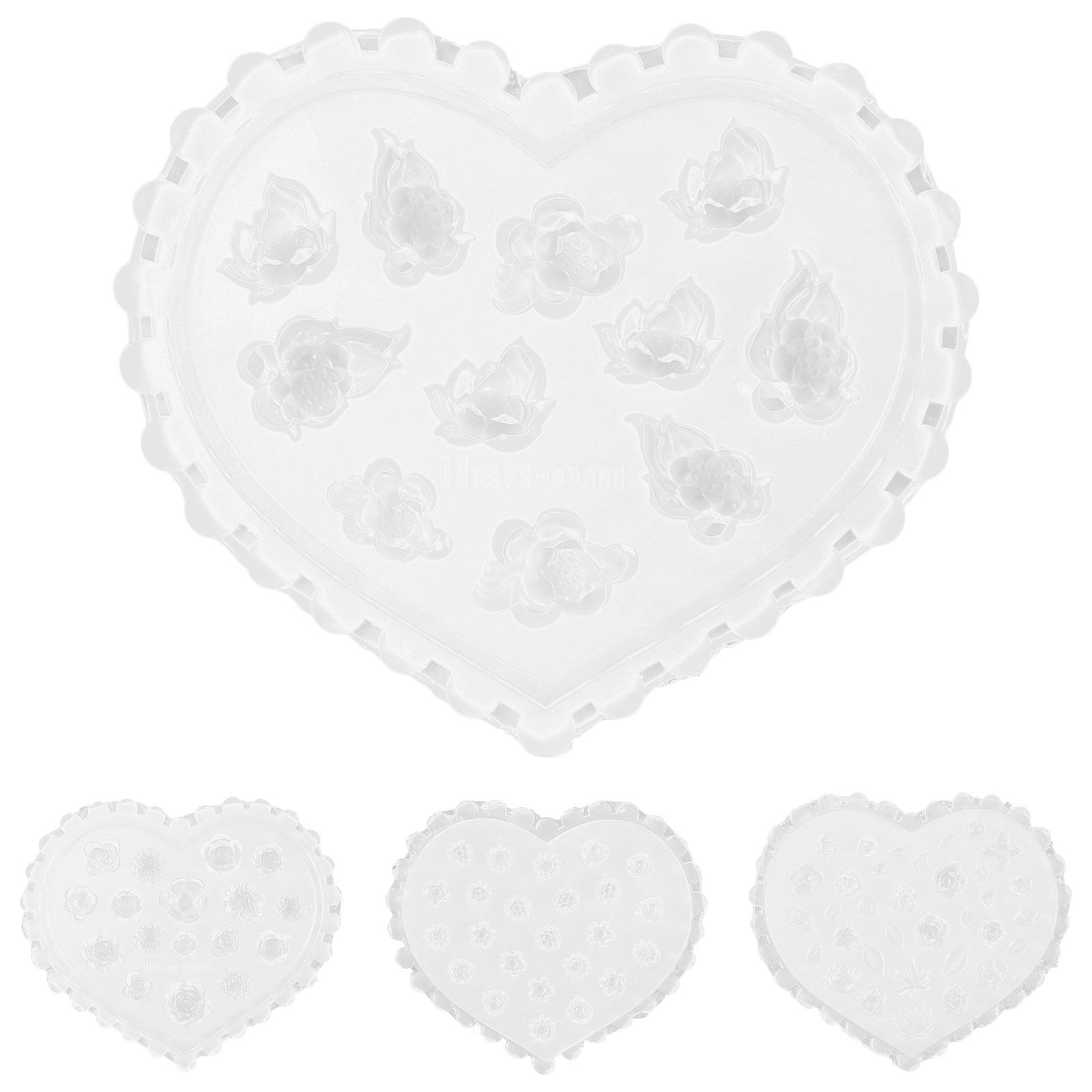 4Pcs Flower Nail Art Silicone  - огляд і ціна Art Craft Flower Making