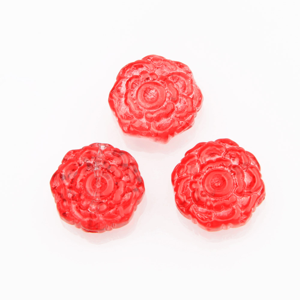 30pcs Glass Rose Flower Beads  - огляд і ціна Art Craft Flower Making