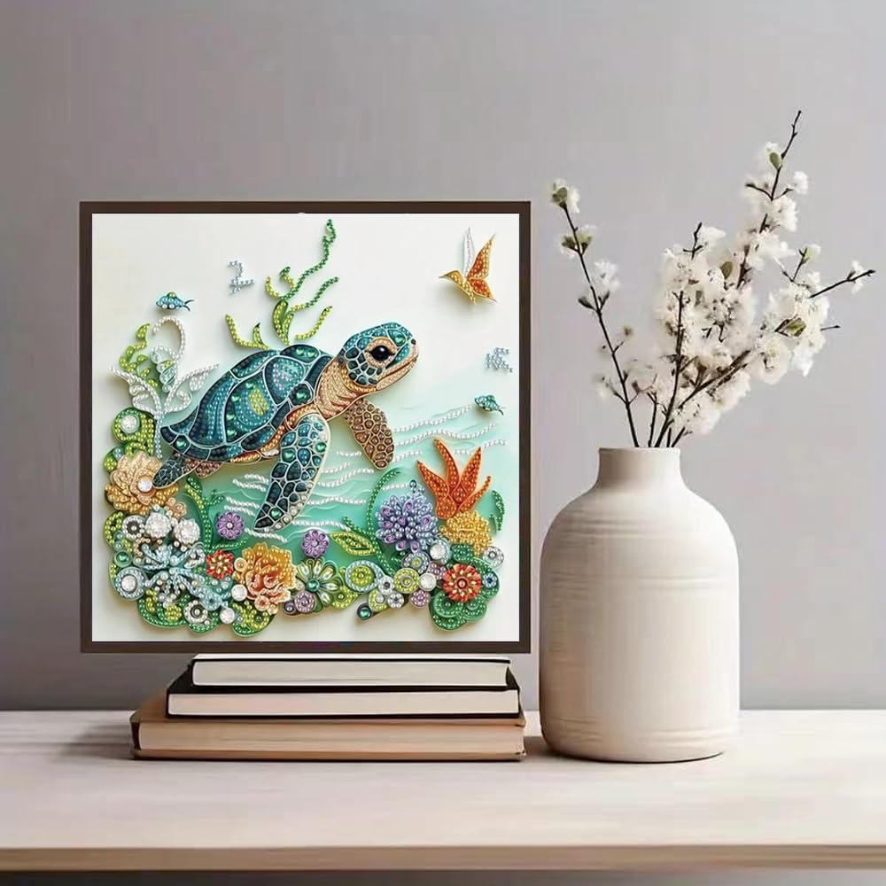 Sea Turtle Animal Diamond Pain - огляд і ціна Art Craft Flower