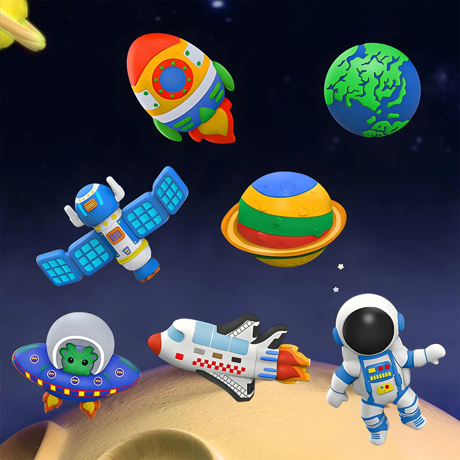 Space DIY Gypsum Kit for Kids  - огляд і ціна Art Craft Toddlers