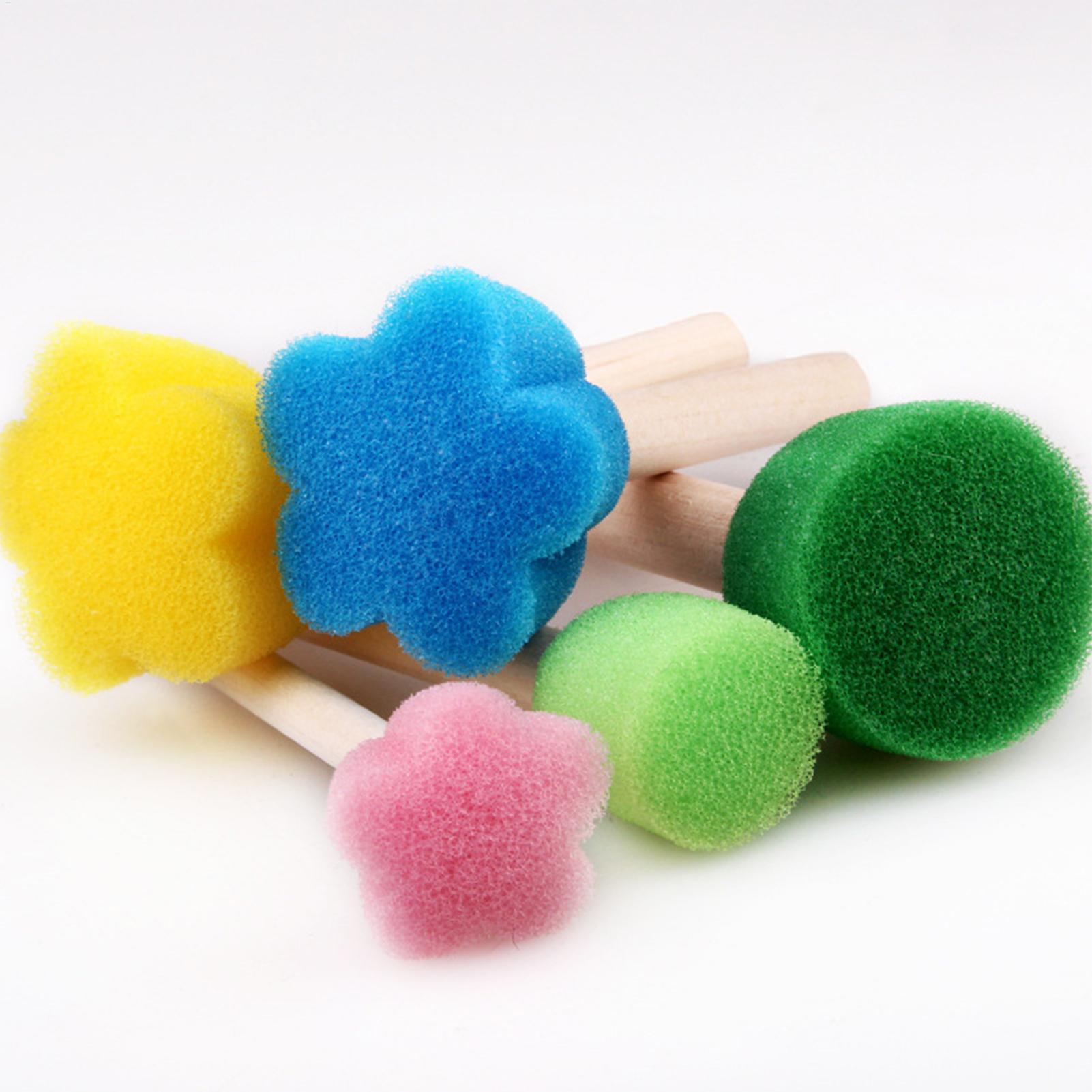 5PCS Reusable Kids Paint Spong - огляд і ціна Art Craft Toddlers