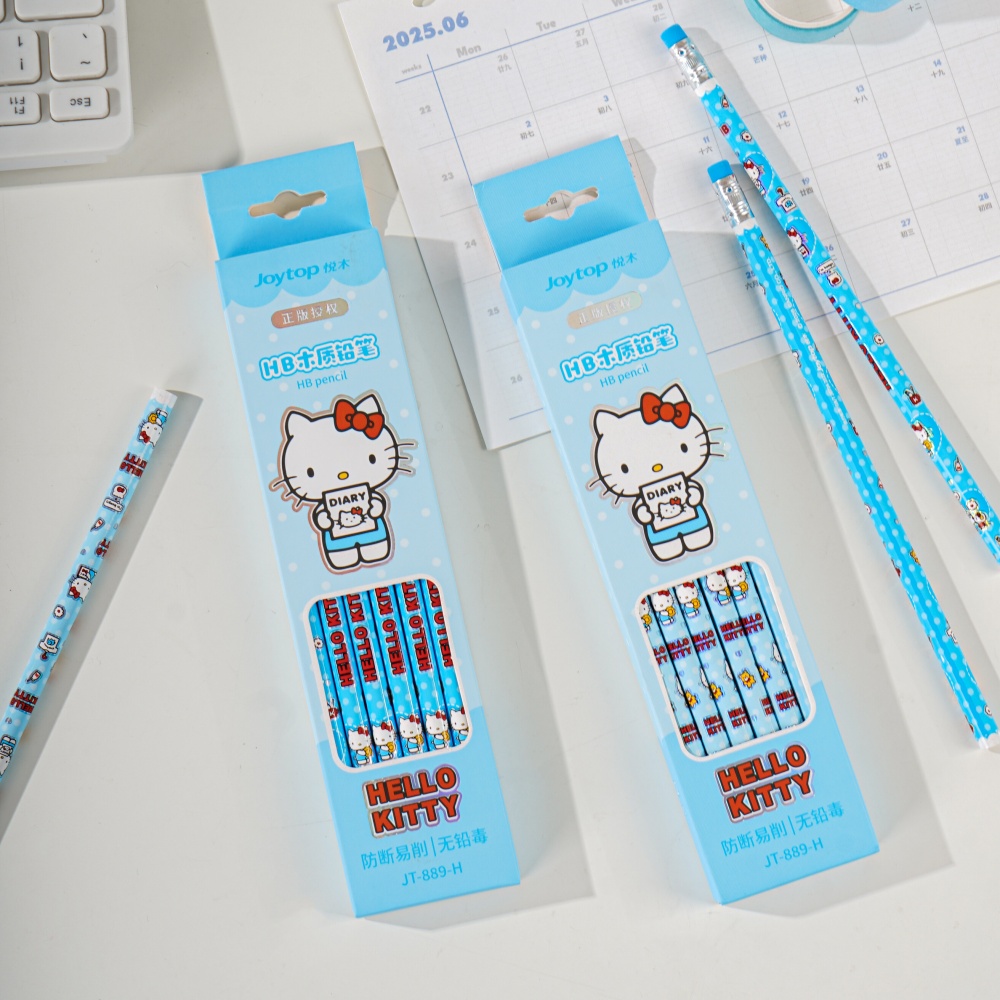 12Pcs Genuine Sanrio Hello Kit - огляд і ціна Calligraphy Pen Set