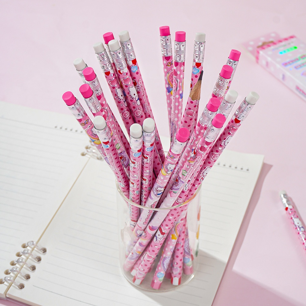 12Pcs Genuine Sanrio Hello Kit - огляд і ціна Calligraphy Pen Set