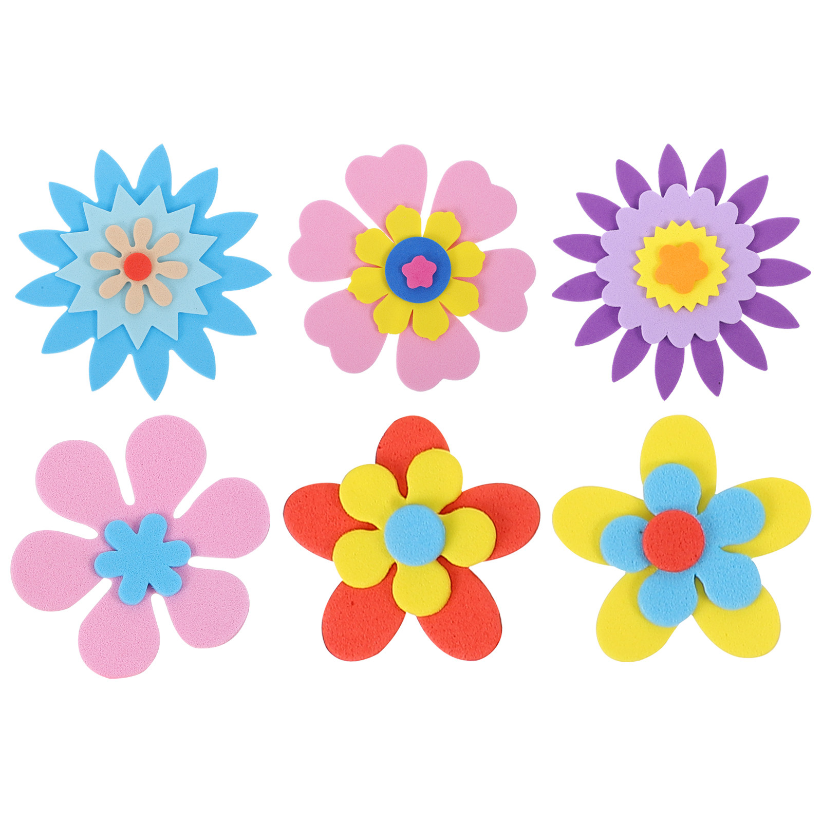 81 Pcs Flower Shapes Sticker E - огляд і ціна Art Craft Flower Making