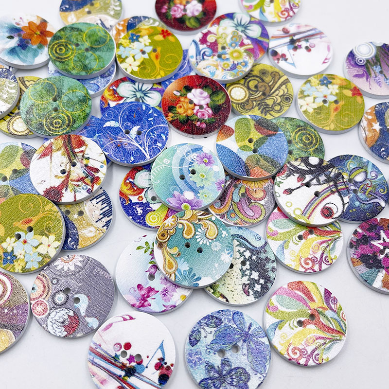 50pcs 15mm/20mm/25mm 2-hole Mi - огляд і ціна Art Craft Kite
