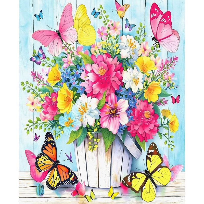 GATYZTORY Flowerpot Paint By N - огляд і ціна Art Craft Flower Making