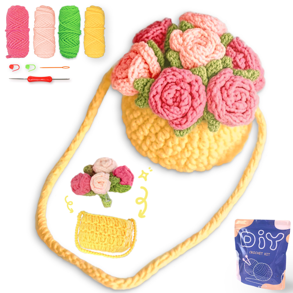 YAMAXIN Crochet Needle DIY Kit - огляд і ціна Art Craft Flower Making