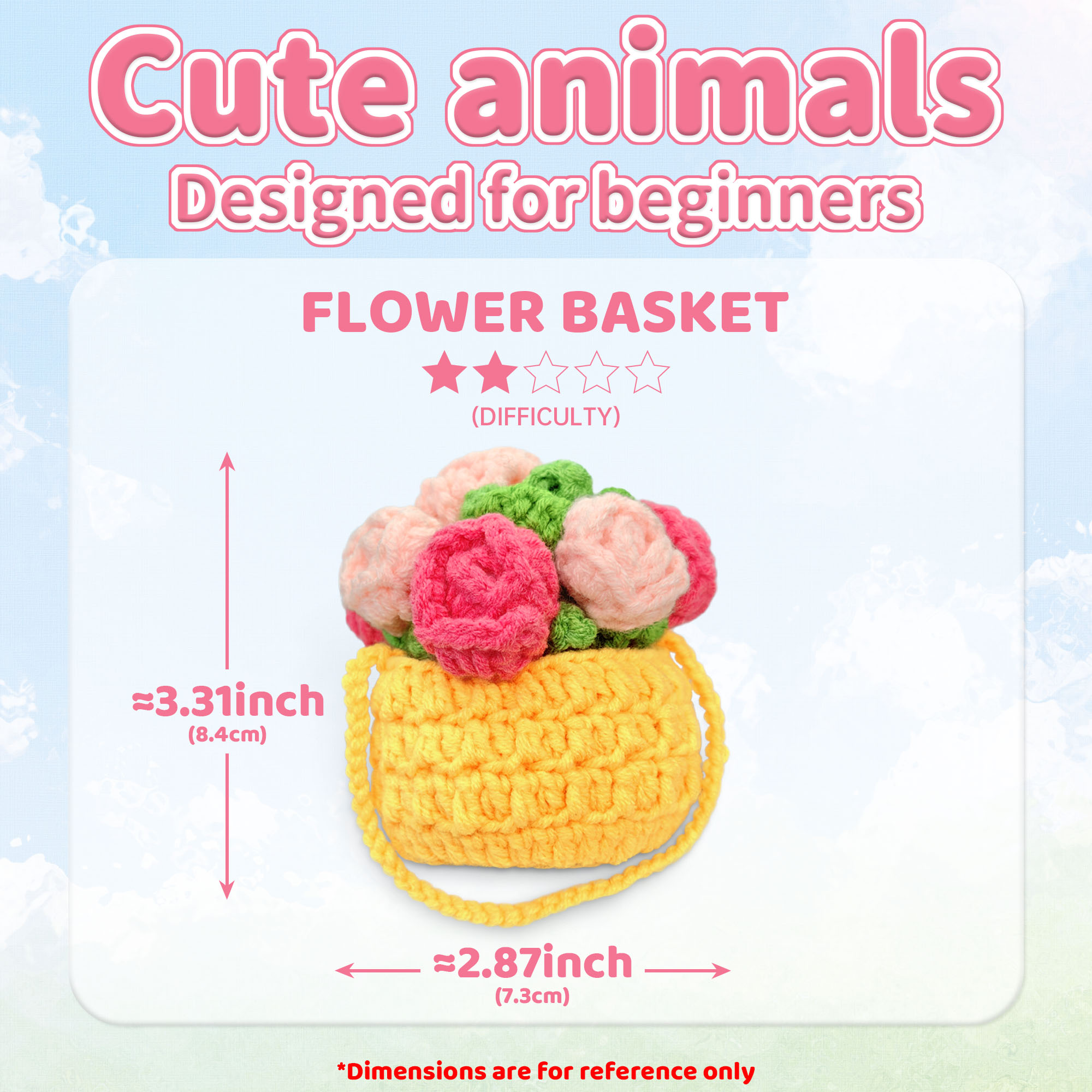 YAMAXIN Crochet Needle DIY Kit - огляд і ціна Art Craft Flower Making