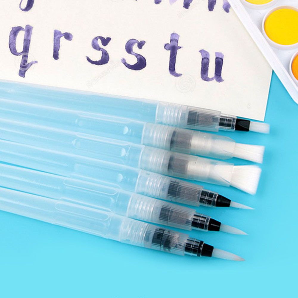 6Pcs/set Refillable Water Brus - огляд і ціна Calligraphy Pen Set