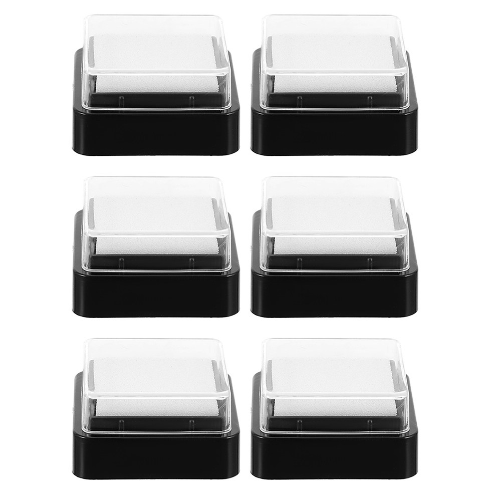 6 Pcs Blank DIY Ink Pad Inkpad - огляд і ціна Stamping Ink Pad