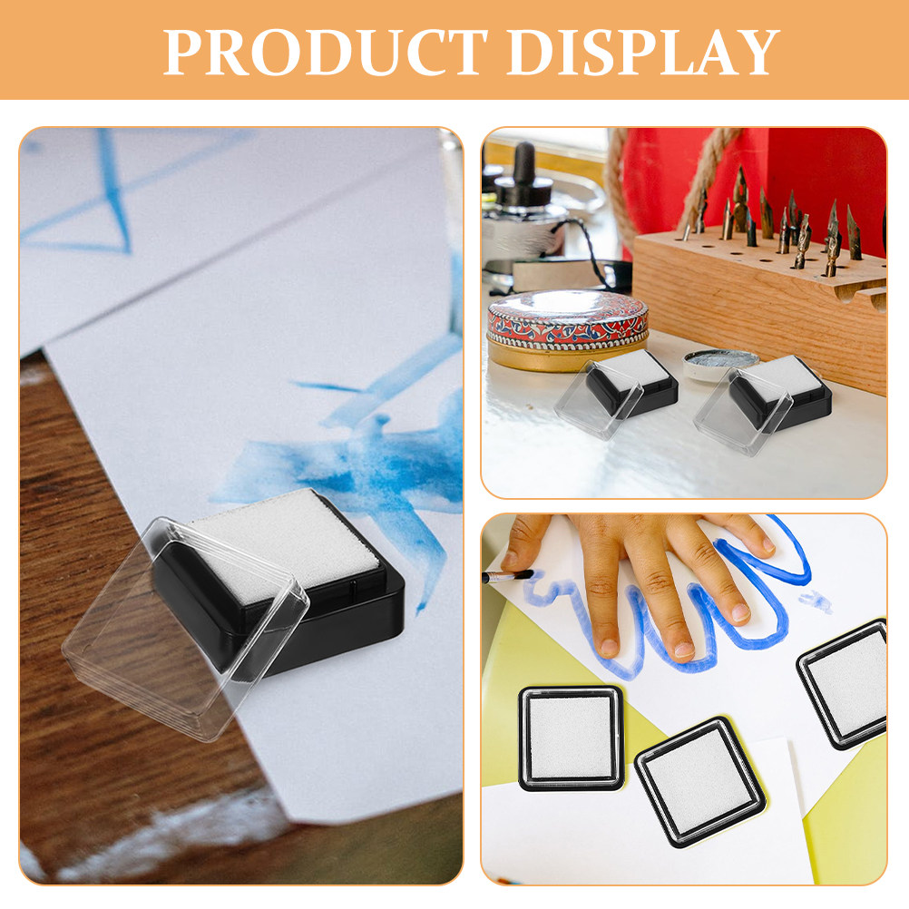 6 Pcs Blank DIY Ink Pad Inkpad - огляд і ціна Stamping Ink Pad