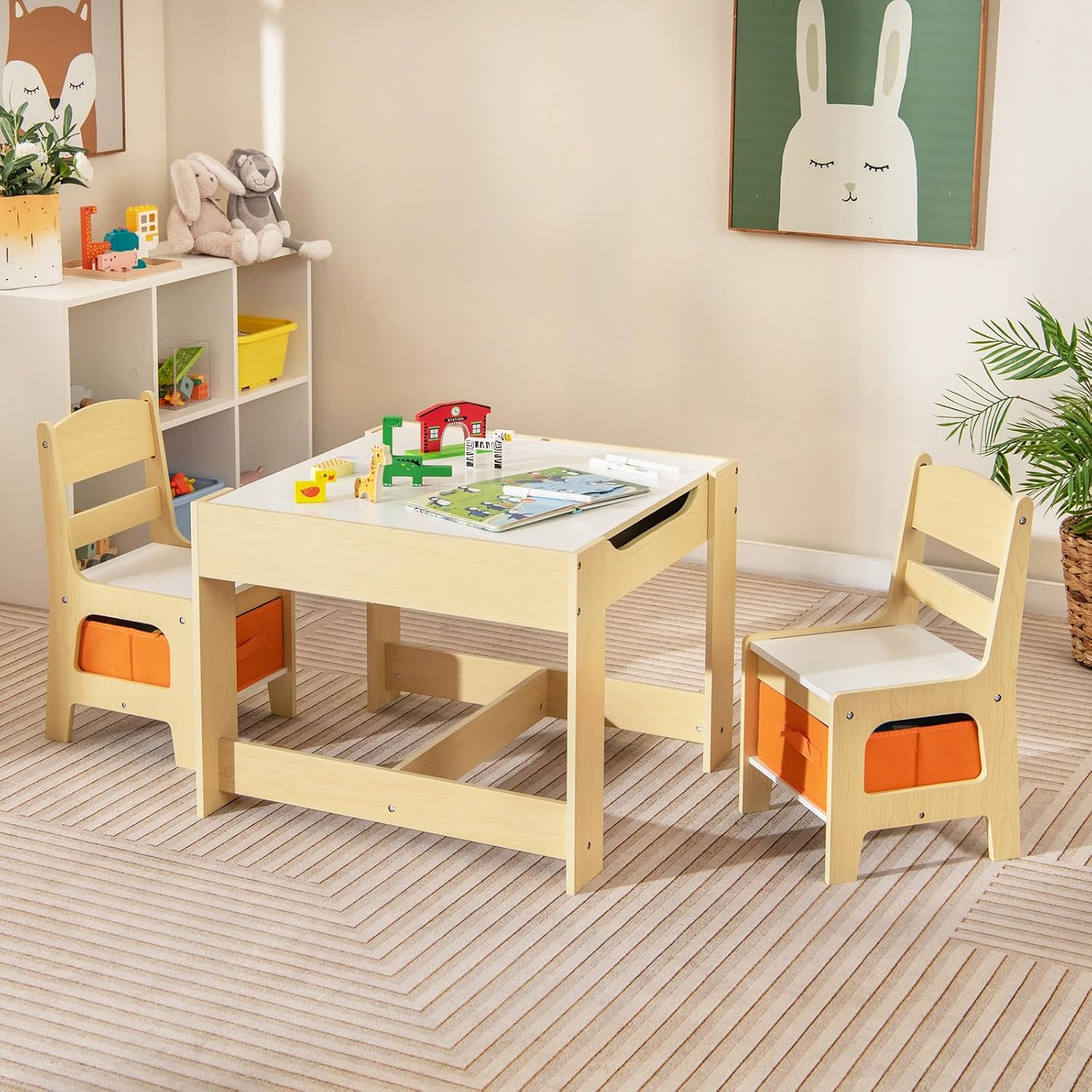 Kids Table and Chair Set, 3 in - огляд і ціна Art Craft Toddlers