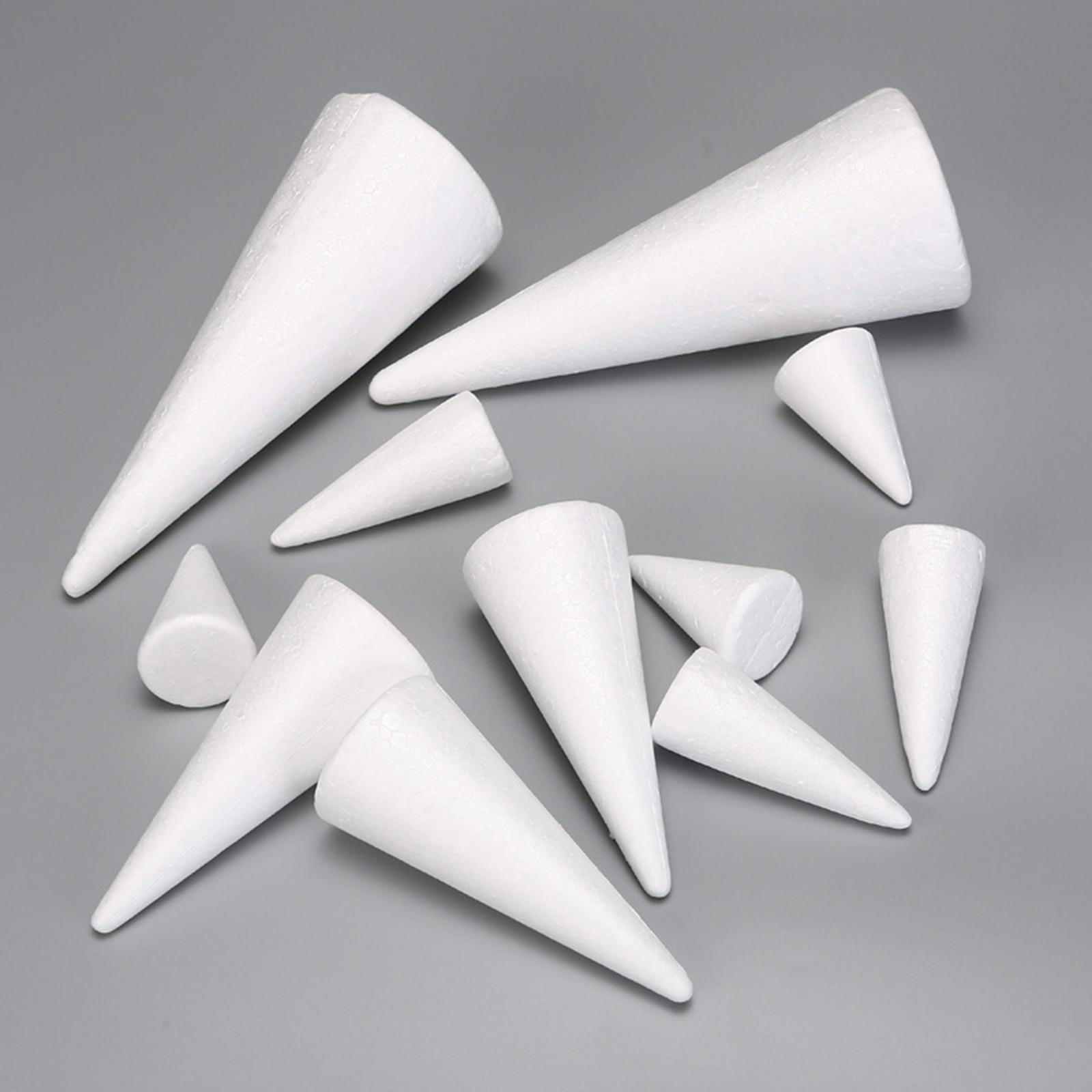 15Pcs Craft Foam Cones White P - огляд і ціна Art Craft Activities