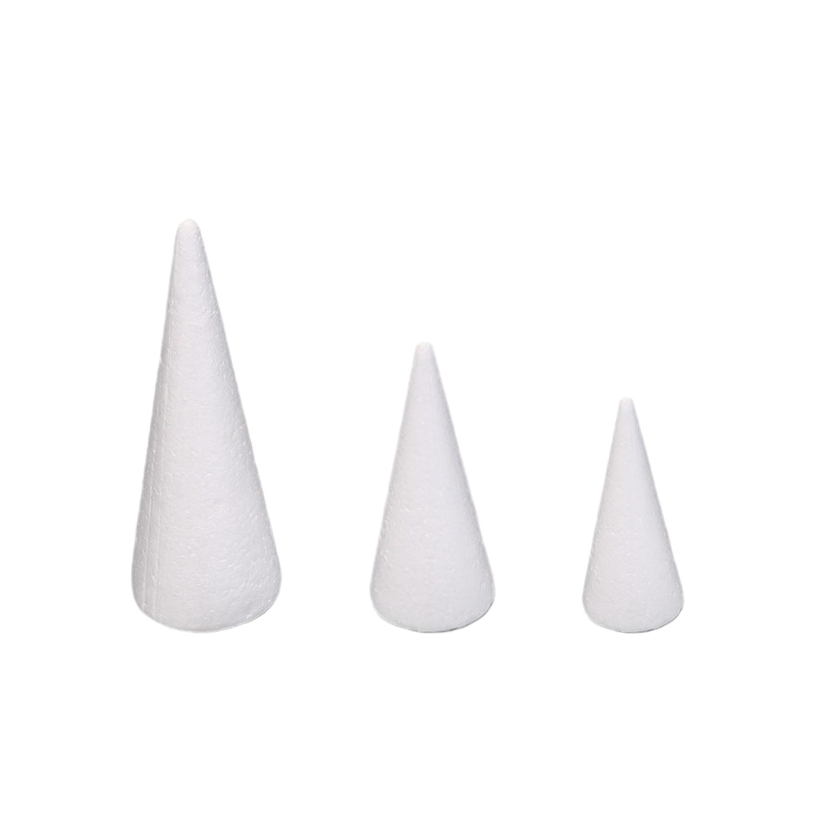 15Pcs Craft Foam Cones White P - огляд і ціна Art Craft Activities