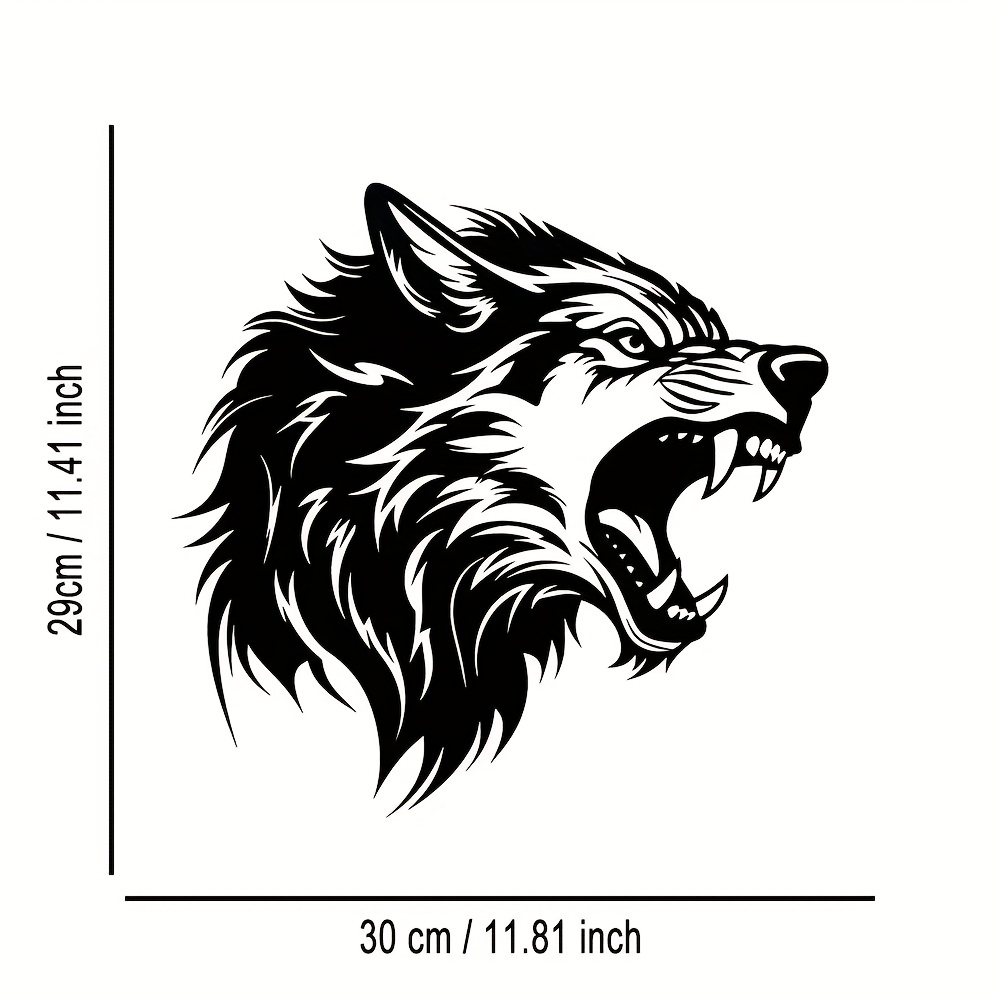 CIFBUY Wolf Head Metal Wall Ar - огляд і ціна Art Craft Bar