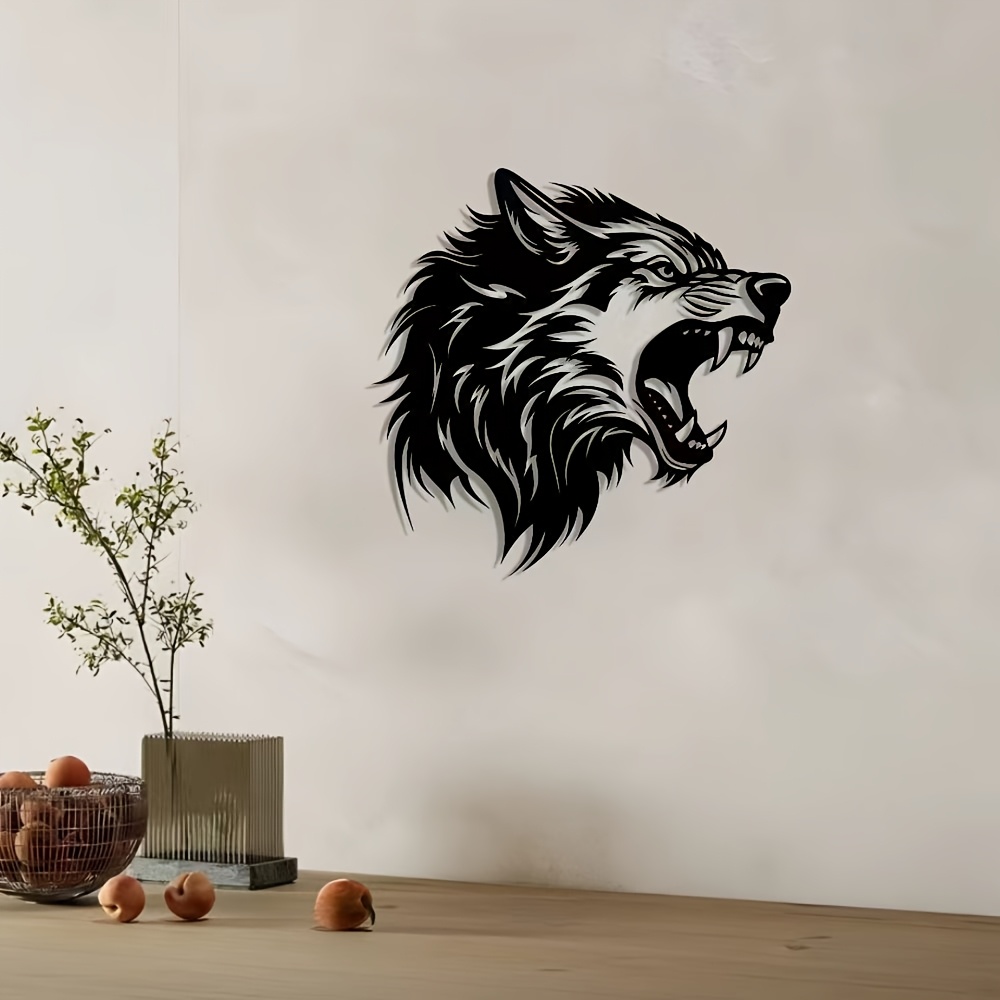 CIFBUY Wolf Head Metal Wall Ar - огляд і ціна Art Craft Bar
