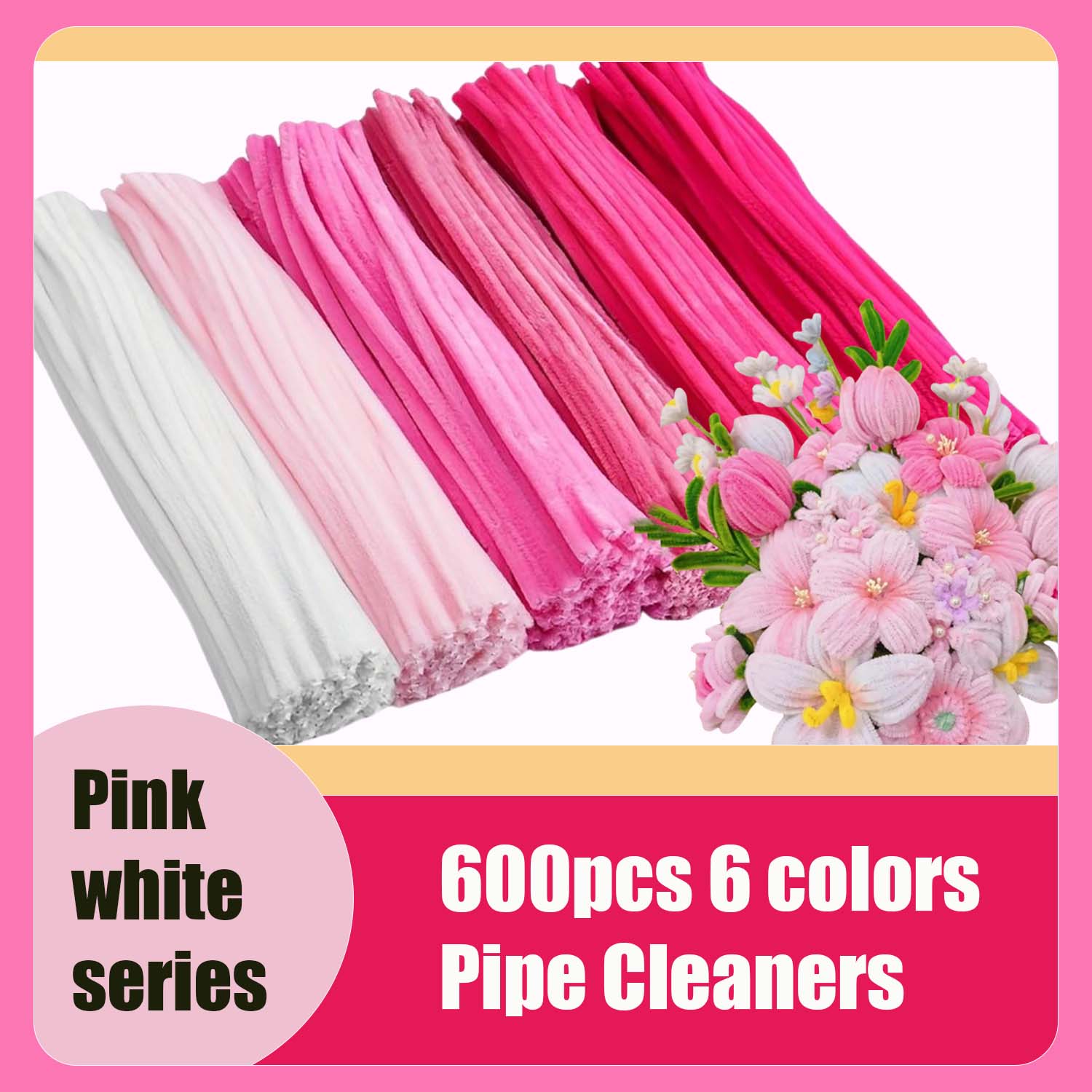 600pcs Multi-Colored, Flower M - огляд і ціна Art Craft Flower Making