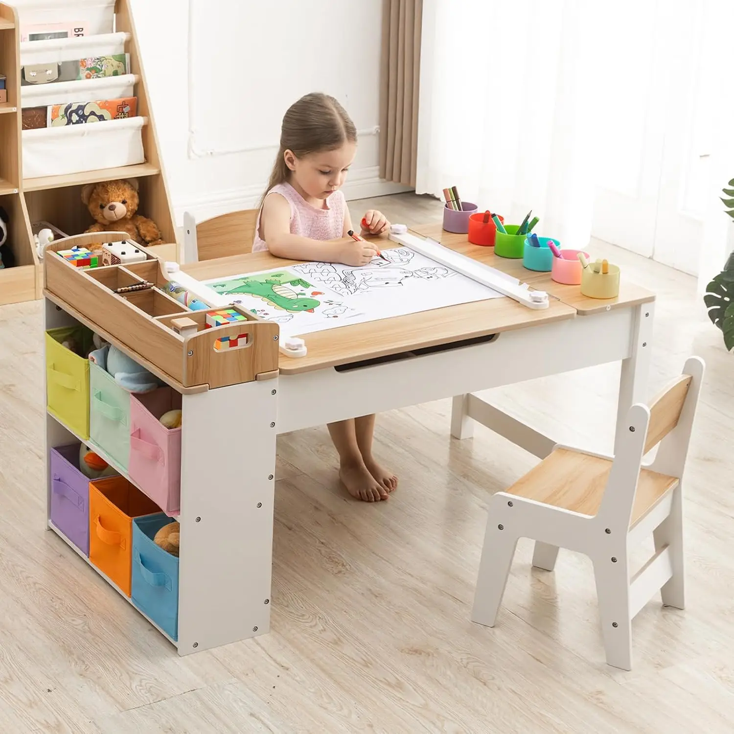 Kids Art Table and Chair Set w - огляд і ціна Art Craft Toddlers