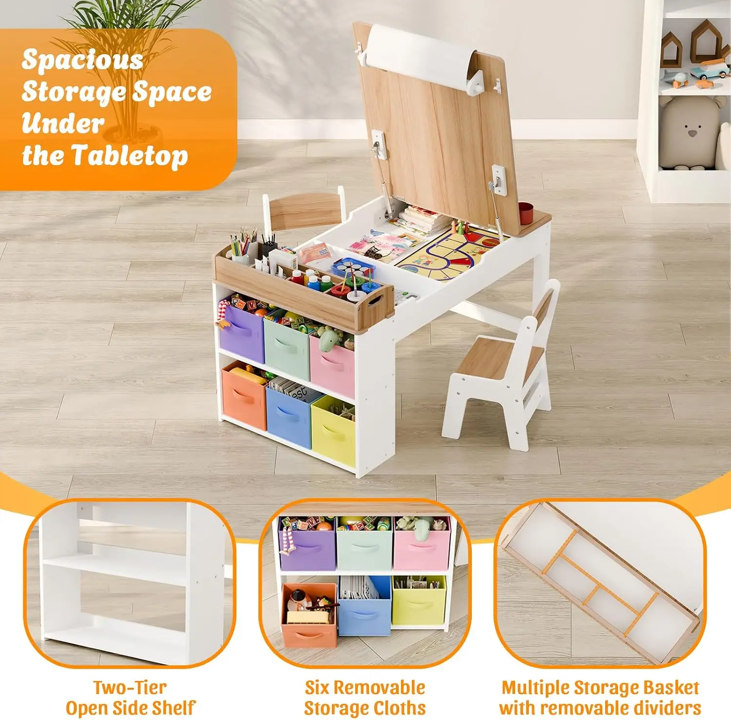 Kids Art Table and Chair Set w - огляд і ціна Art Craft Toddlers