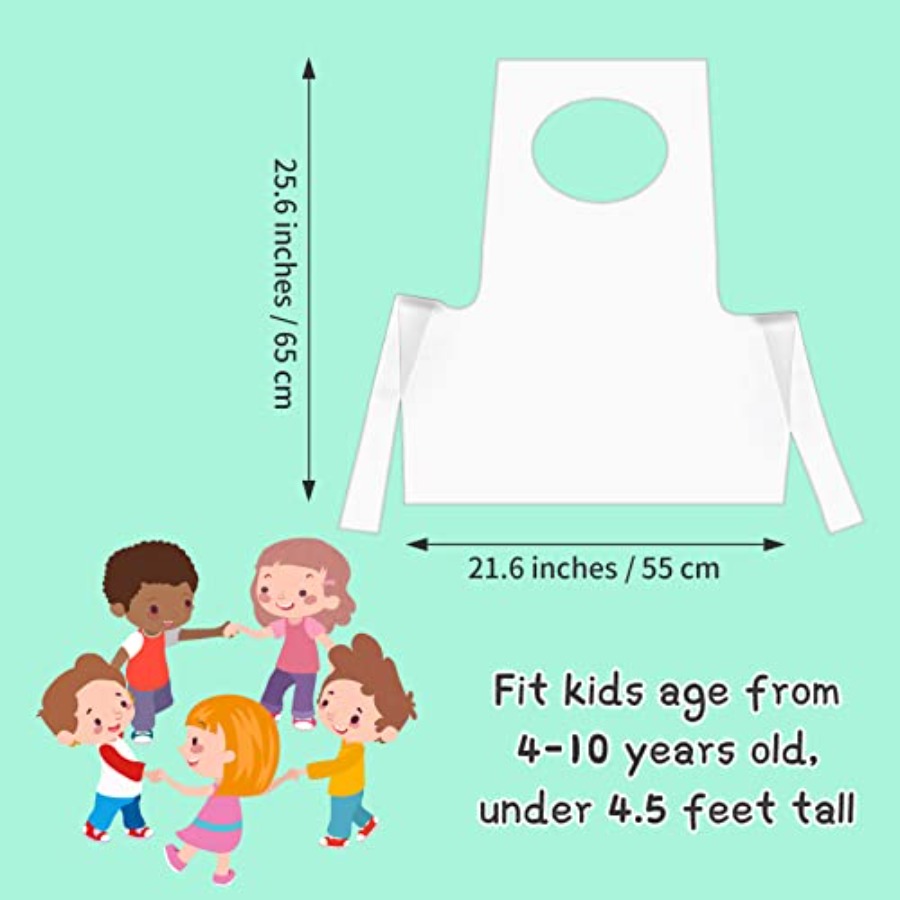 HKACSTHI Disposable Aprons for - огляд і ціна Art Craft Toddlers