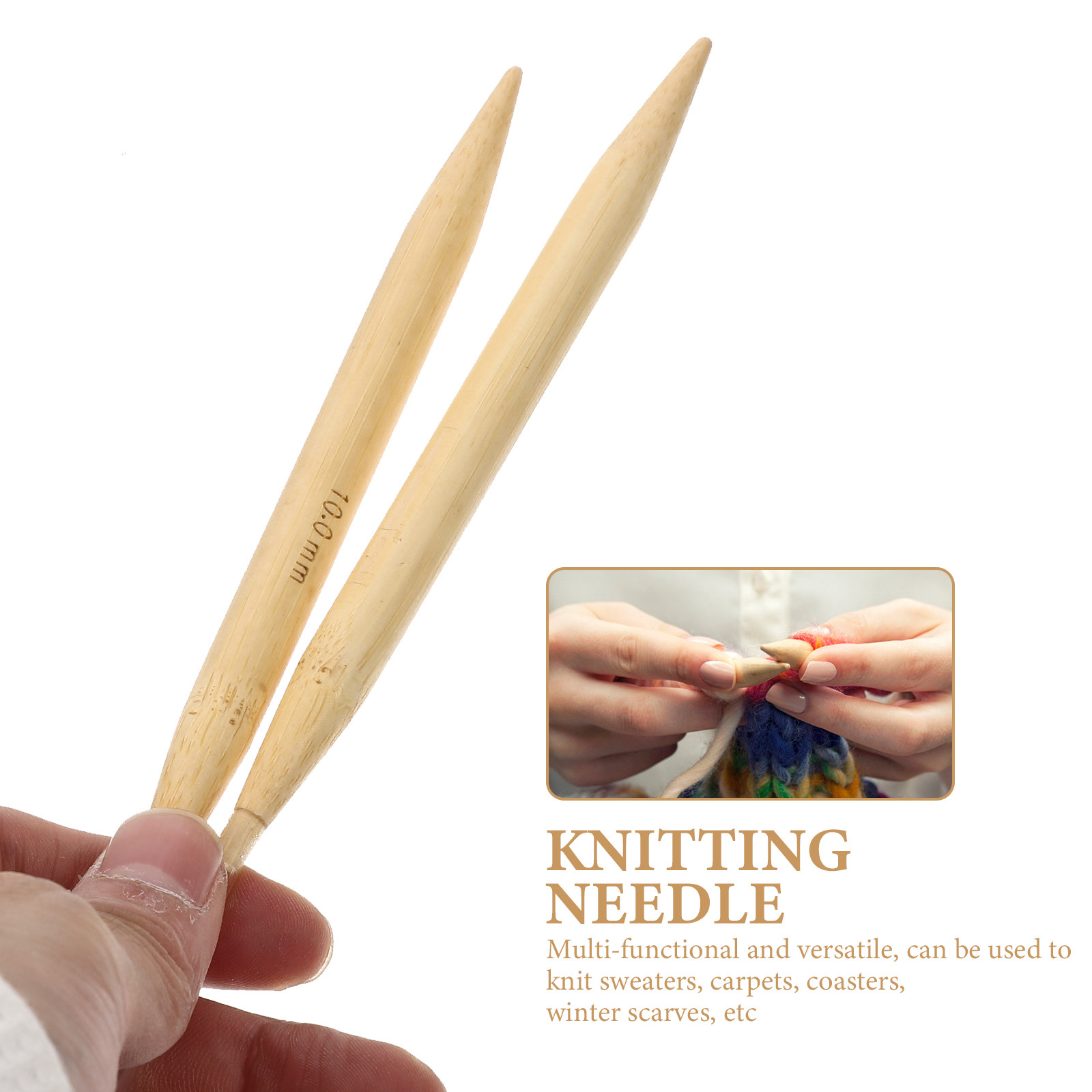 Smooth Wooden Circular Knittin - огляд і ціна Knitting Needle Circular
