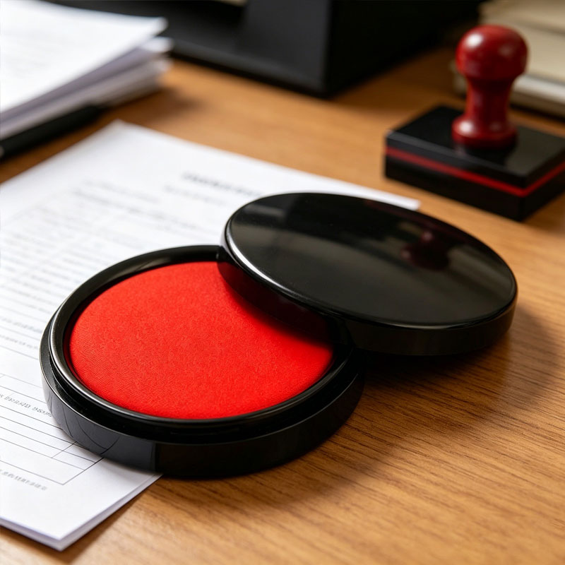 2pcs Red Suitable for Fingerpr - огляд і ціна Stamping Ink Pad